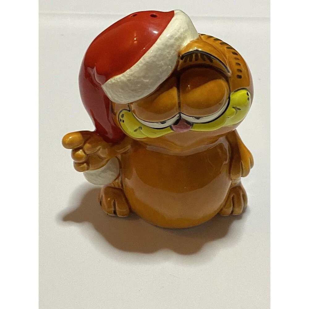Garfield Santa Salt Shaker Enesco 1979 Vintage Japan